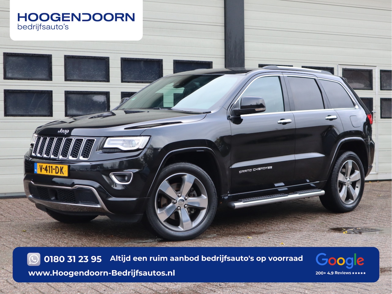 Jeep Grand Cherokee - 3.0 CRD Overland - NL Auto - 3,5t KG Trekhaak - Grijs Kenteken - AutoWereld.nl