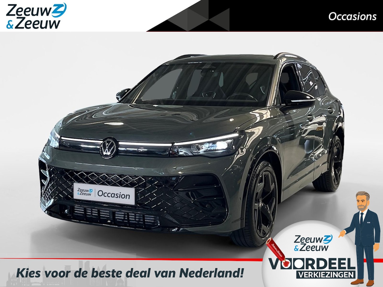 Volkswagen Tiguan - 1.5 eTSI R-Line Edition | Black Style | Massagestoel | Apple carplay / Android auto | Stoe - AutoWereld.nl