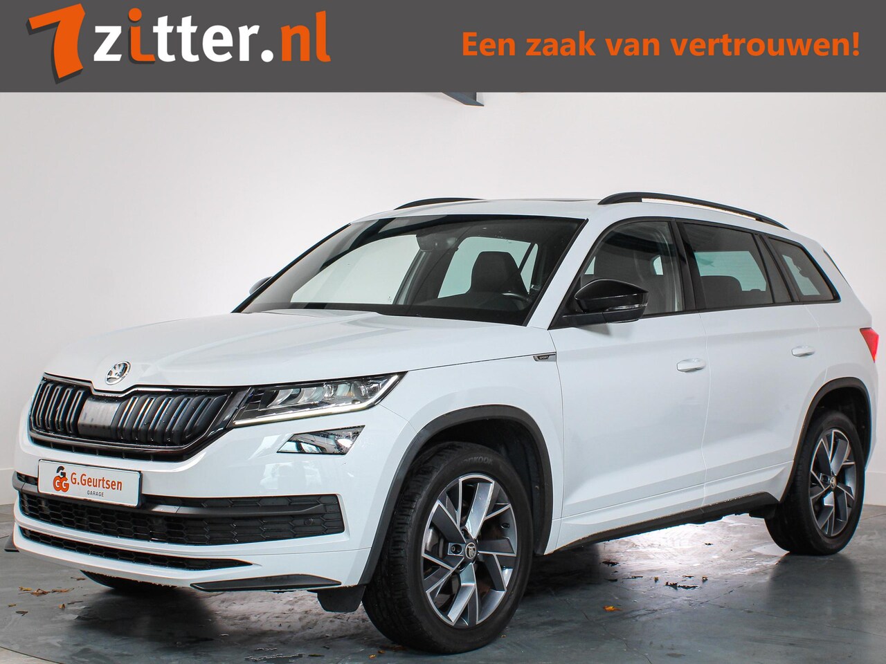 Skoda Kodiaq - 1.5 TSI Sportline, 7-Persoons, Panoramadak, Sportstoelen, ACC, Memory, Camera, Alcantara - AutoWereld.nl