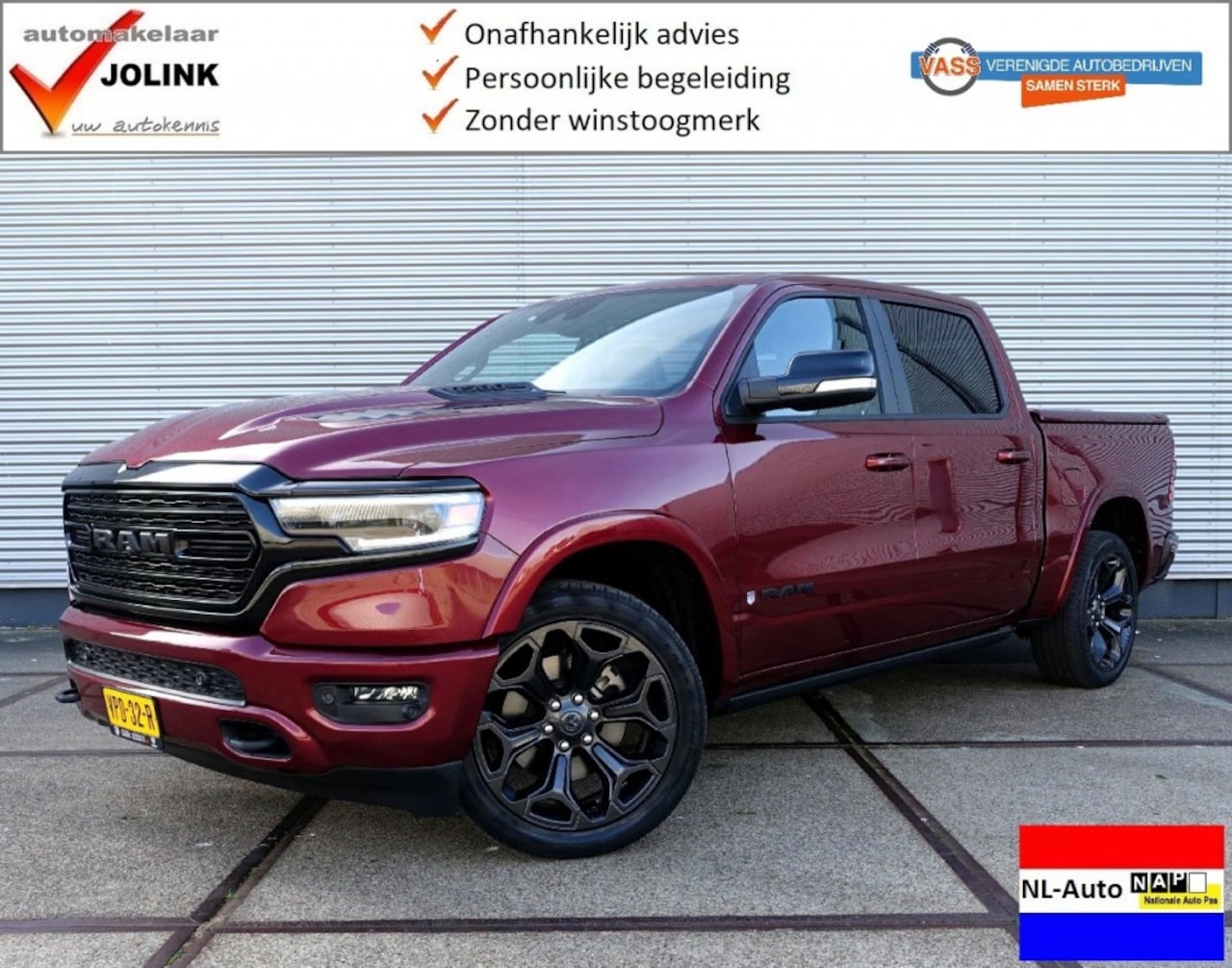 Dodge Ram - Crew Cab 5.7i V8 Hemi 4x4 Limited Night I NL-Auto I 1e eig I 100% dealer I - AutoWereld.nl