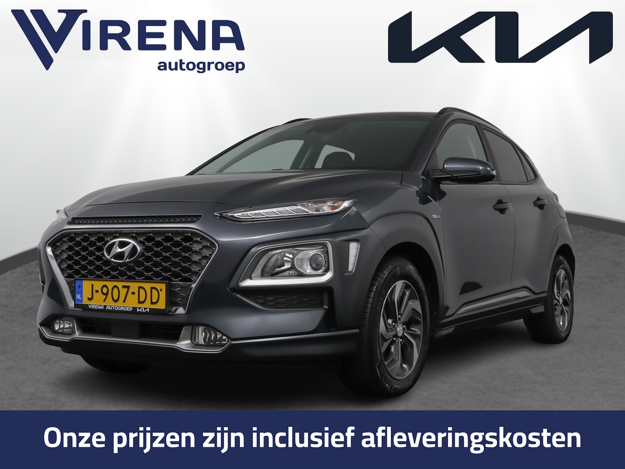 Hyundai Kona - 1.6 GDI HEV Fashion - Achteruitrijcamera - Keyless - Adaptive Cruise controle - AutoWereld.nl