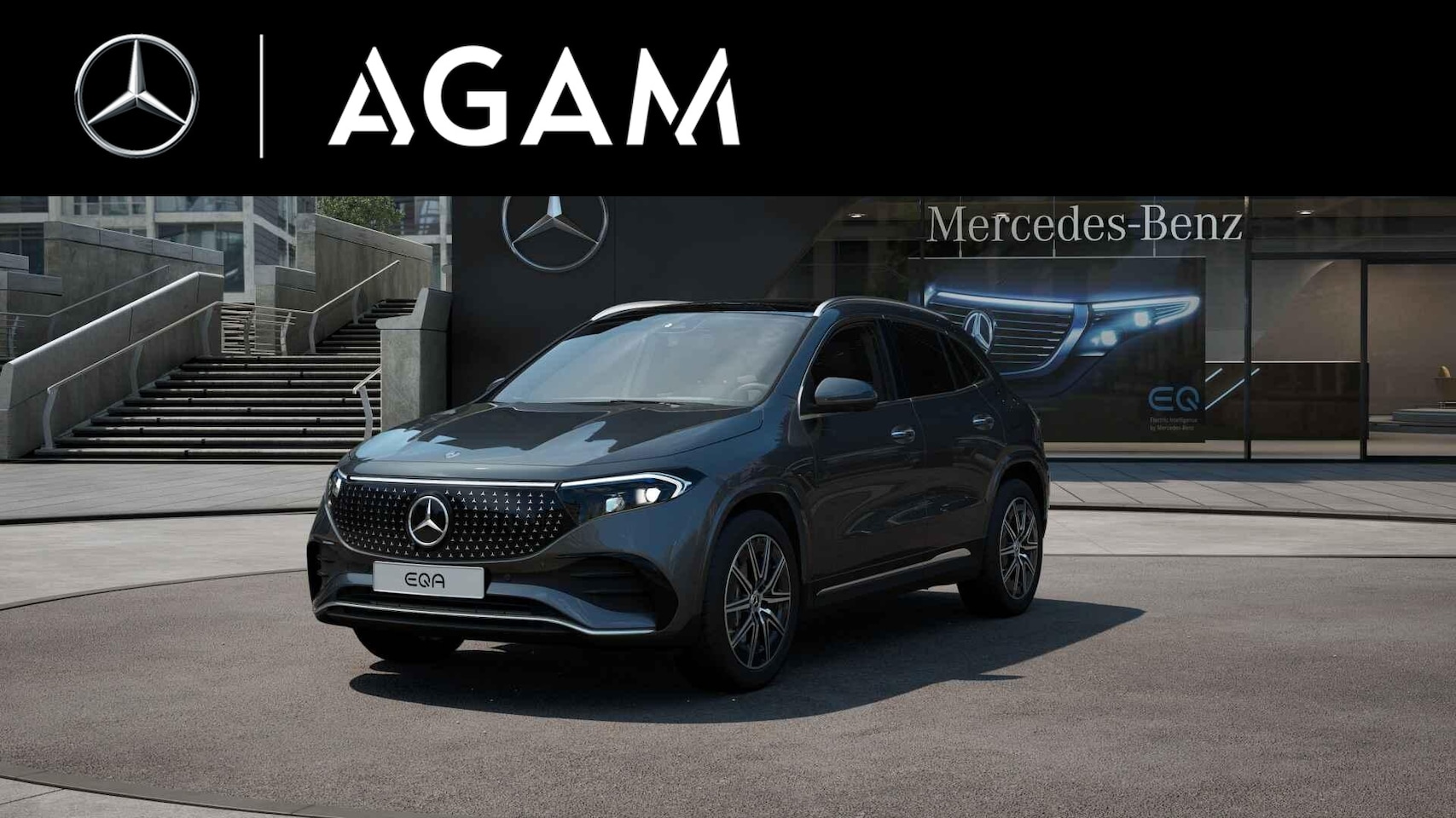 Mercedes-Benz EQA - 250+ Business Solution AMG 71 kWh Panorama dak - AutoWereld.nl
