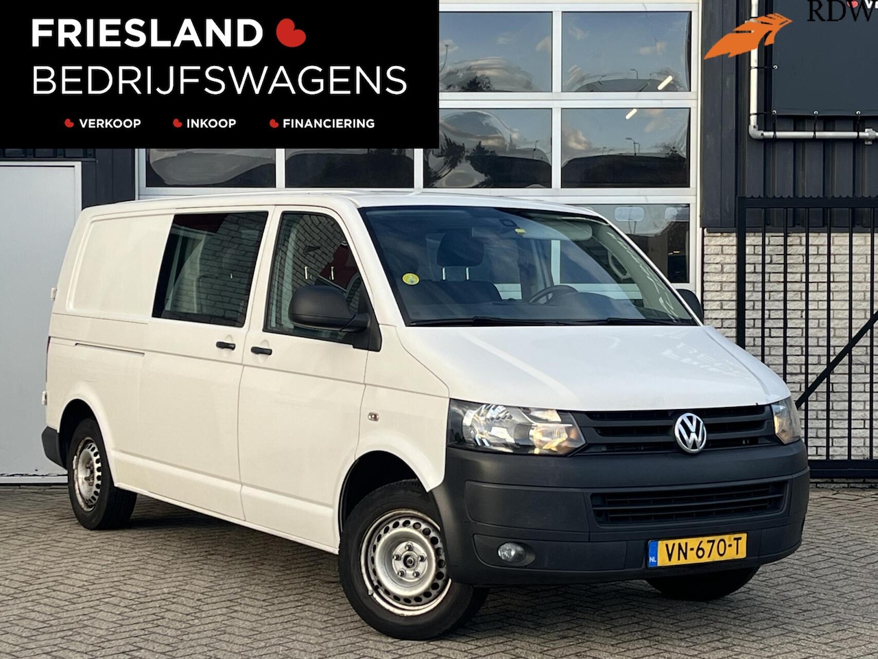 Volkswagen Transporter - MARGE 2.0 TDI Dubbele Cabine Comfortline Trekhaak/Cruise/Airco/Bluetooth/APK:09-2026 - AutoWereld.nl