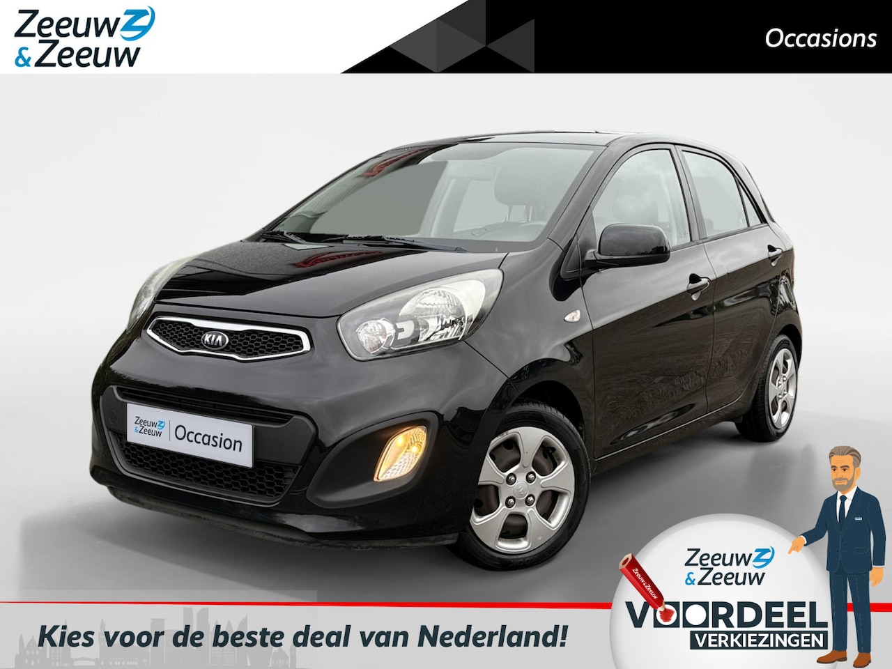 Kia Picanto - 1.2 CVVT ISG Comfort Pack | Airco | Zeer nette auto | 5 Deurs | - AutoWereld.nl
