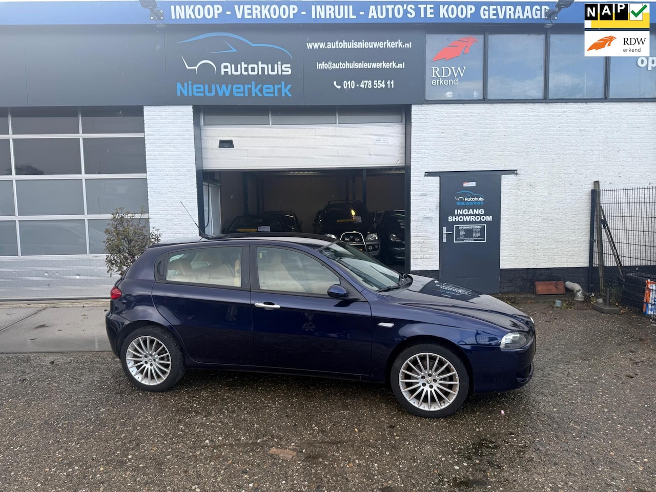 Alfa Romeo 147 - 1.6 T.Spark Progression- Met Onderhoudshistorie, Lederen interieur, Airco, NAP en een nieu - AutoWereld.nl