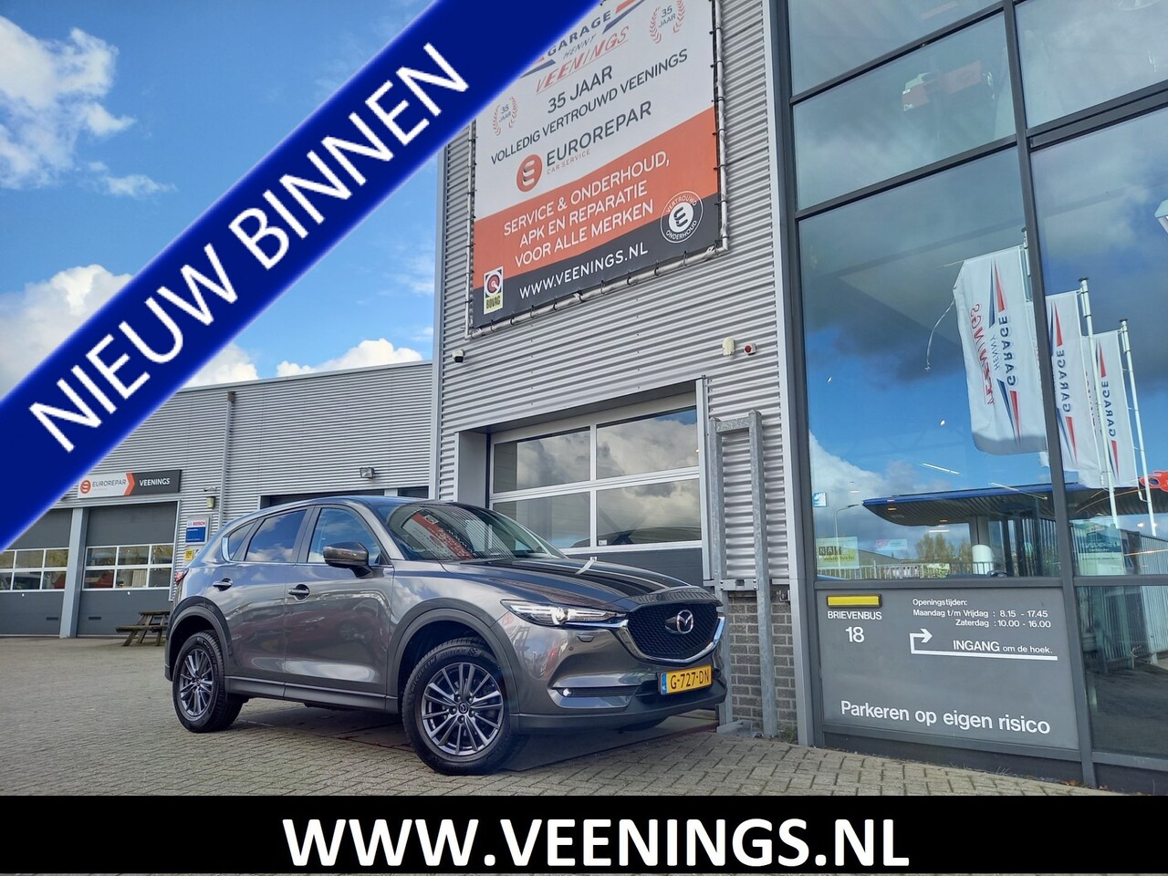 Mazda CX-5 - 2.0 SkyActiv-G 165 Business Comfort - BOSE - LEER - STOEL / STUUR VERW - NAVI - CARPLAY / - AutoWereld.nl