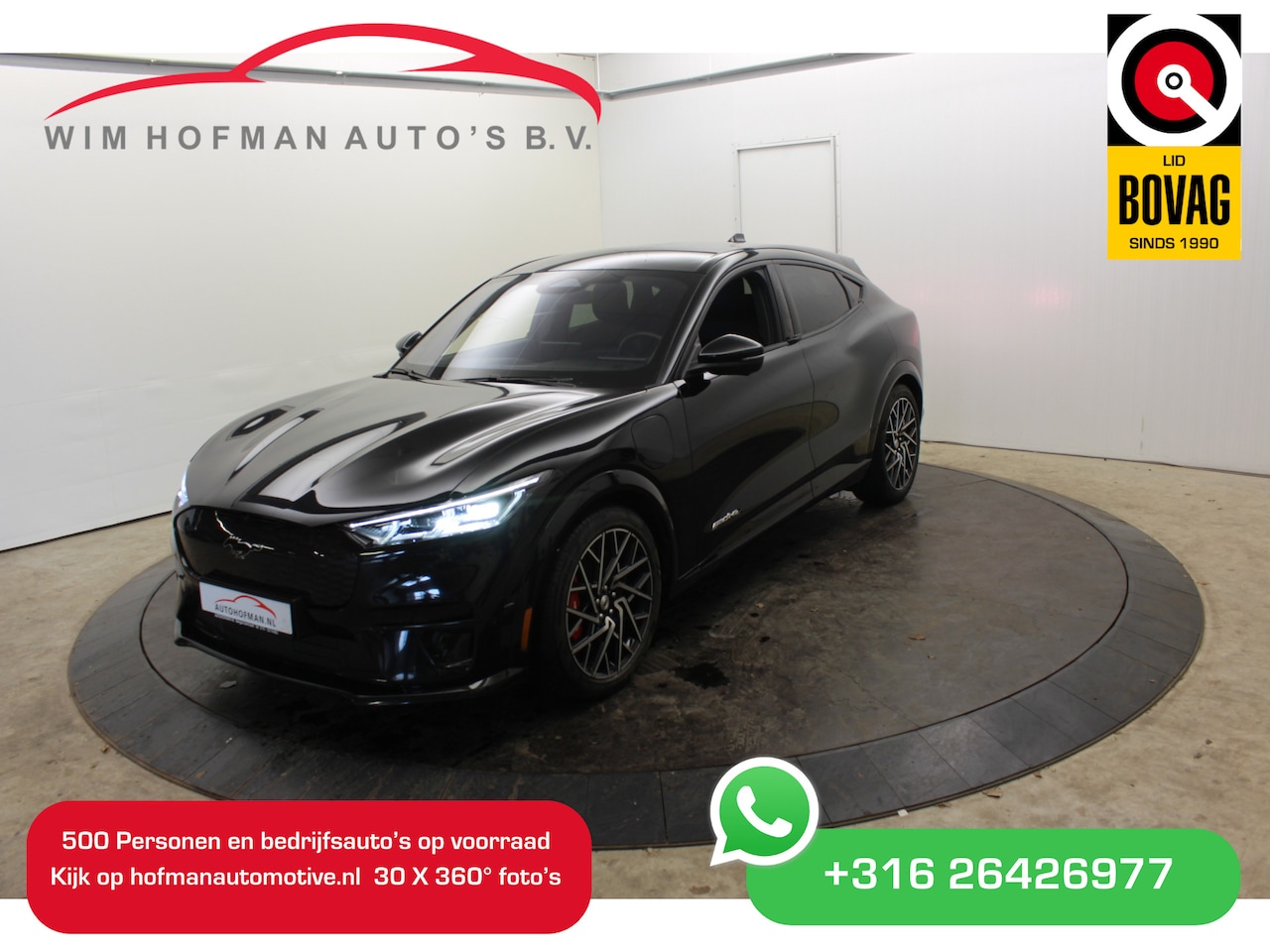 Ford Mustang Mach-E - GT Extended AWD 98 kWh 487PK Pano B&O 360° Cam Vol Leder El-Stoelen + A-klep - AutoWereld.nl