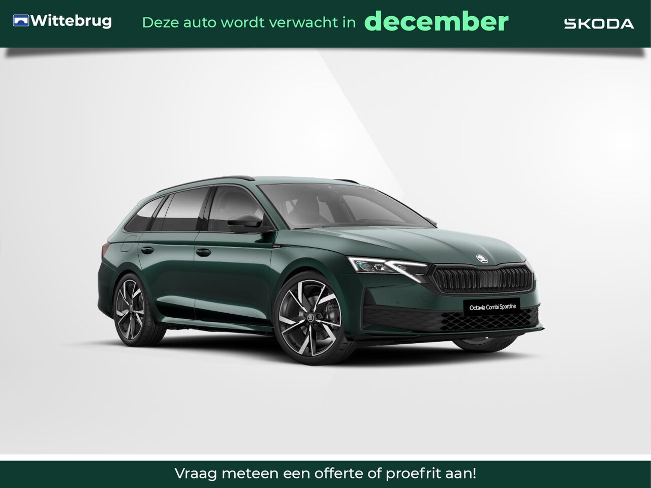 Skoda Octavia Combi - 1.5 TSI MHEV Sportline Tour Trekhaak / Infotainment navigatie pakket / Reservewiel / Sound - AutoWereld.nl