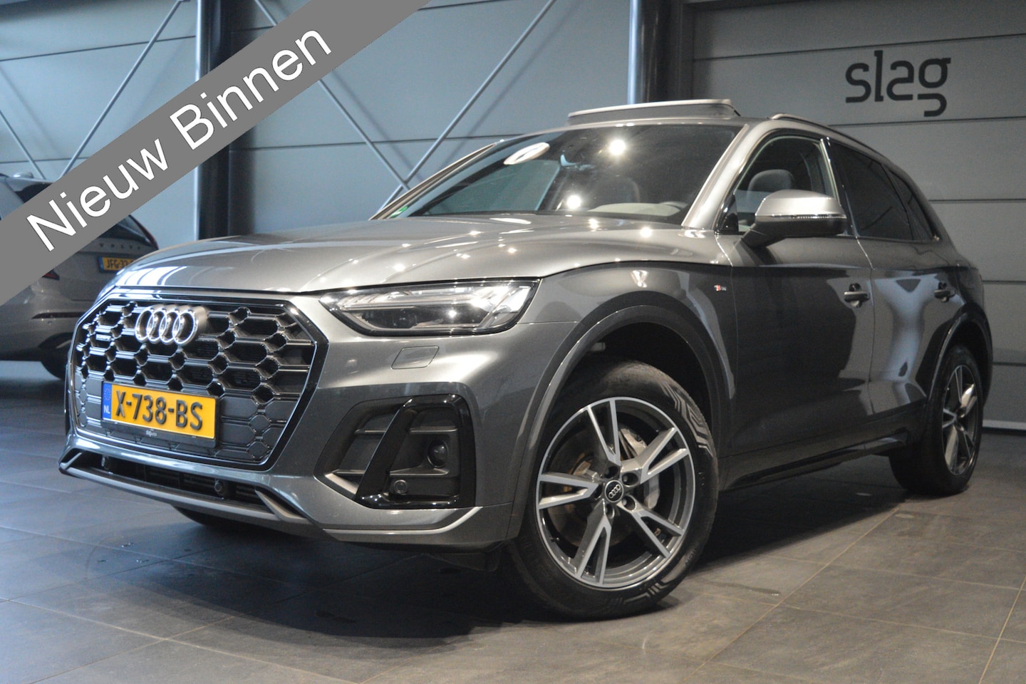 Audi Q5 - 50 TFSI e 3X S-LINE navi pano trekhaak keyless 19 inch !! - AutoWereld.nl