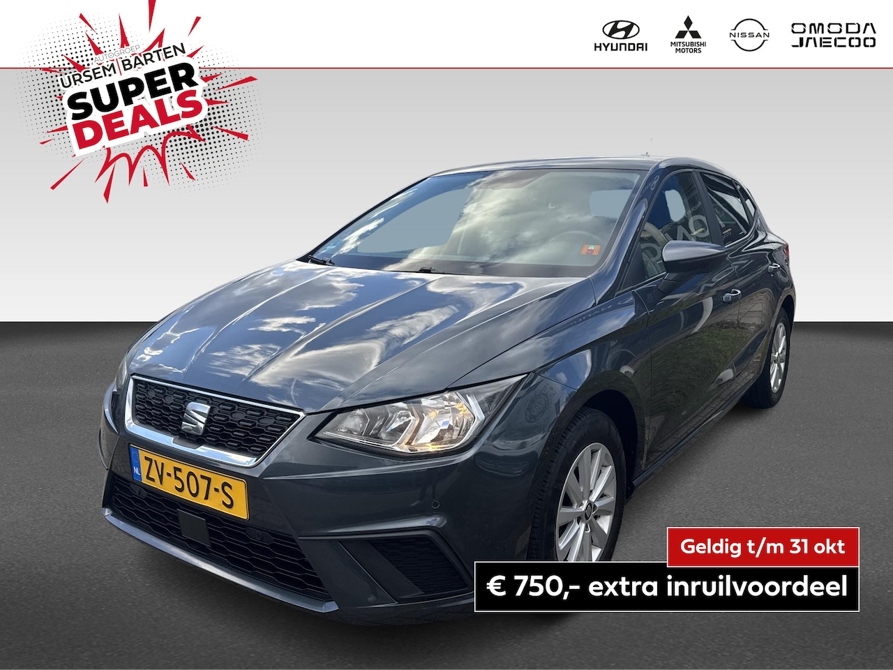 SEAT Ibiza - 1.0 TSI Style Business Intense  automaat | navigatie | climae control | trekhaak - AutoWereld.nl