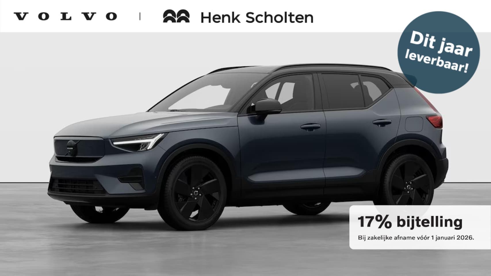 Volvo EX40 - Single Motor Extended Range Ultra Black Ed. 82 kWh | Panoramadak | Extra getint glas | Den - AutoWereld.nl