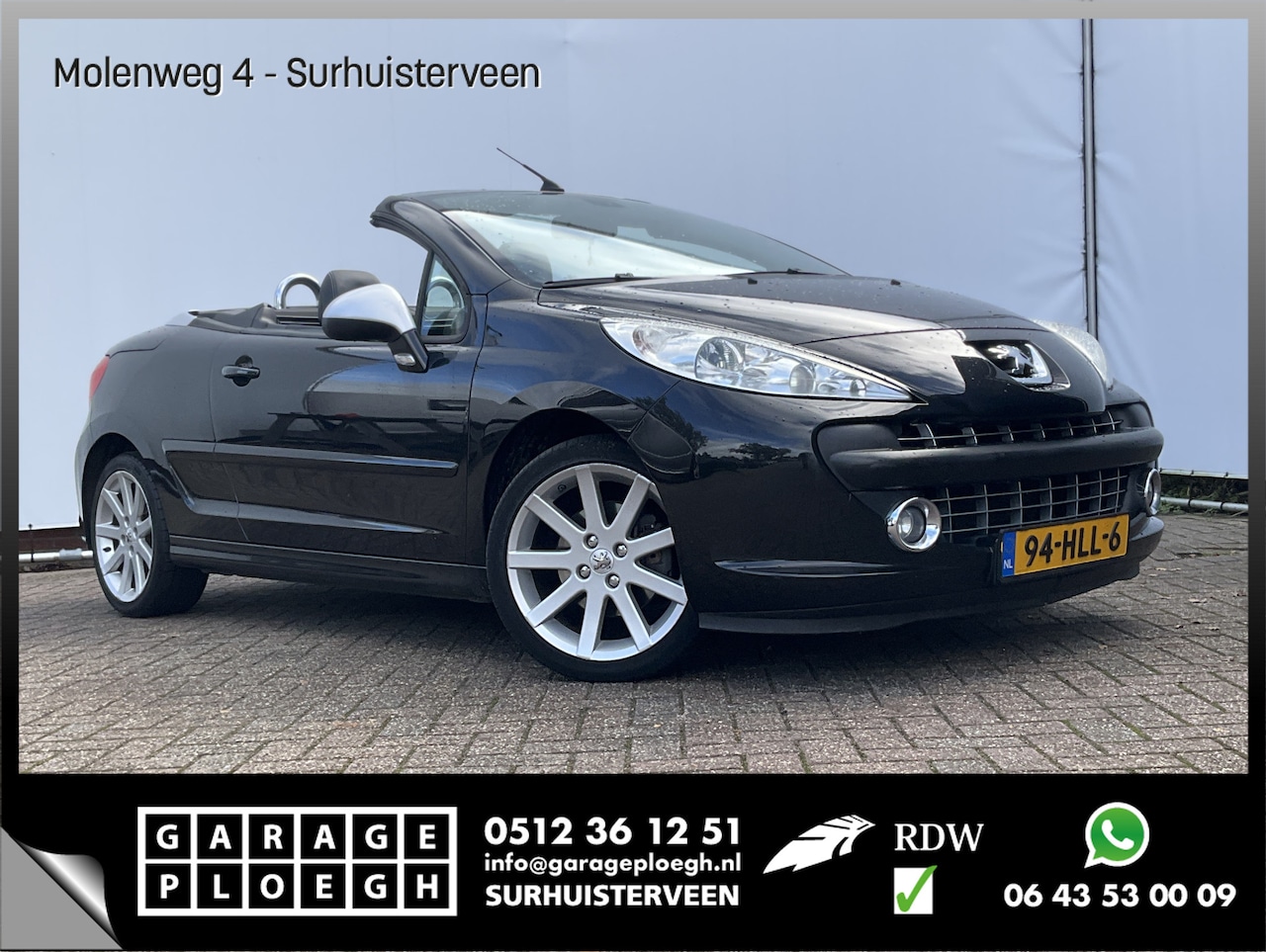 Peugeot 207 CC - 1.6 VTi Roland Garros Cabriolet Leer Cruise Pdc Clima NL-Auto Onderhoud! - AutoWereld.nl