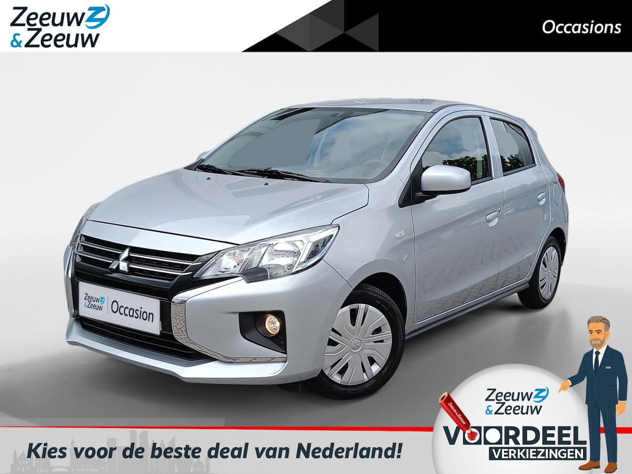 Mitsubishi Space Star - 1.2 Connect+ 35.000km! | 1E EIGENAAR | SUPERSCHERP GEPRIJSD! - AutoWereld.nl