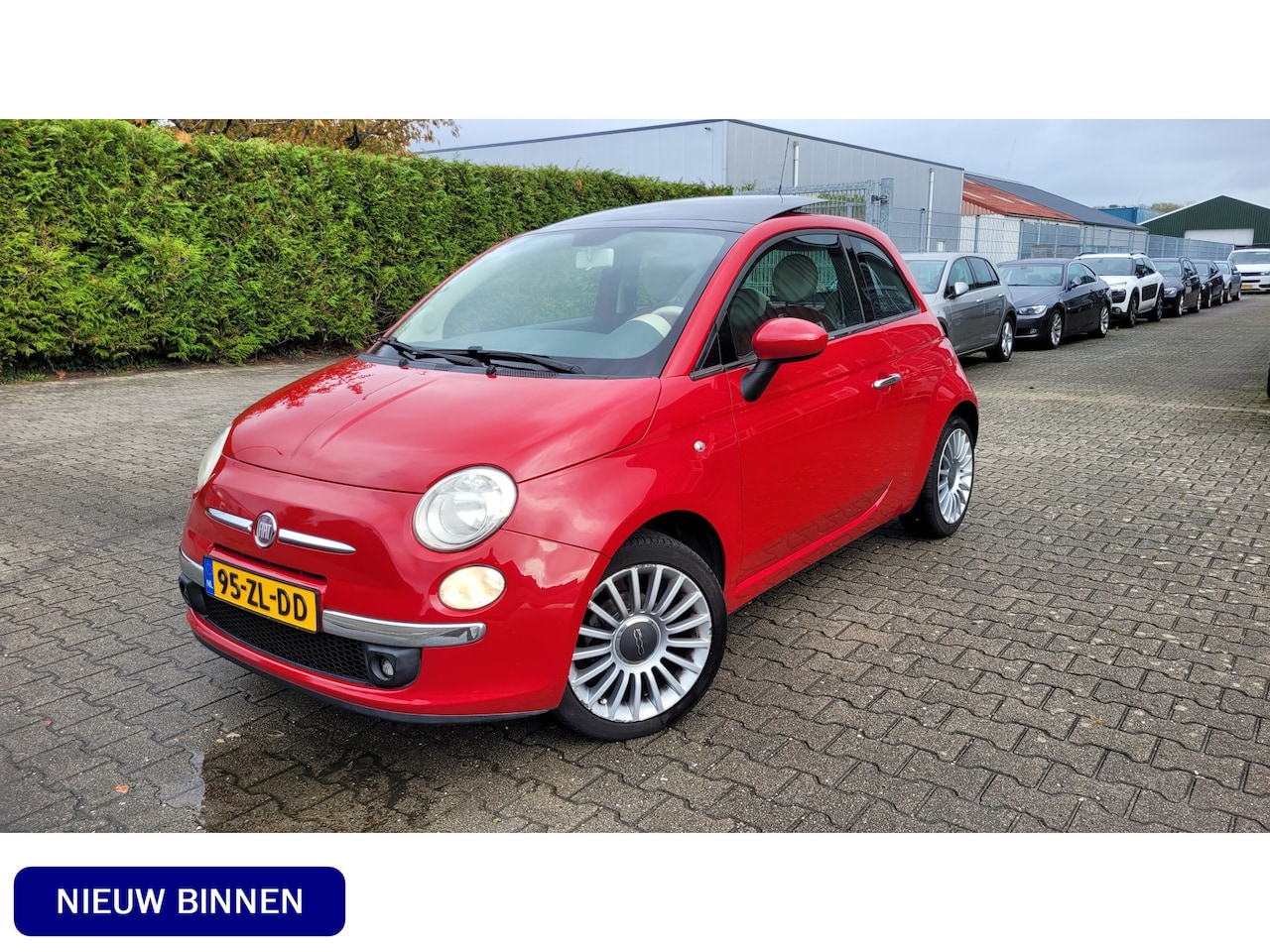 Fiat 500 - 1.2 Lounge LEDER SUNROOF - AutoWereld.nl