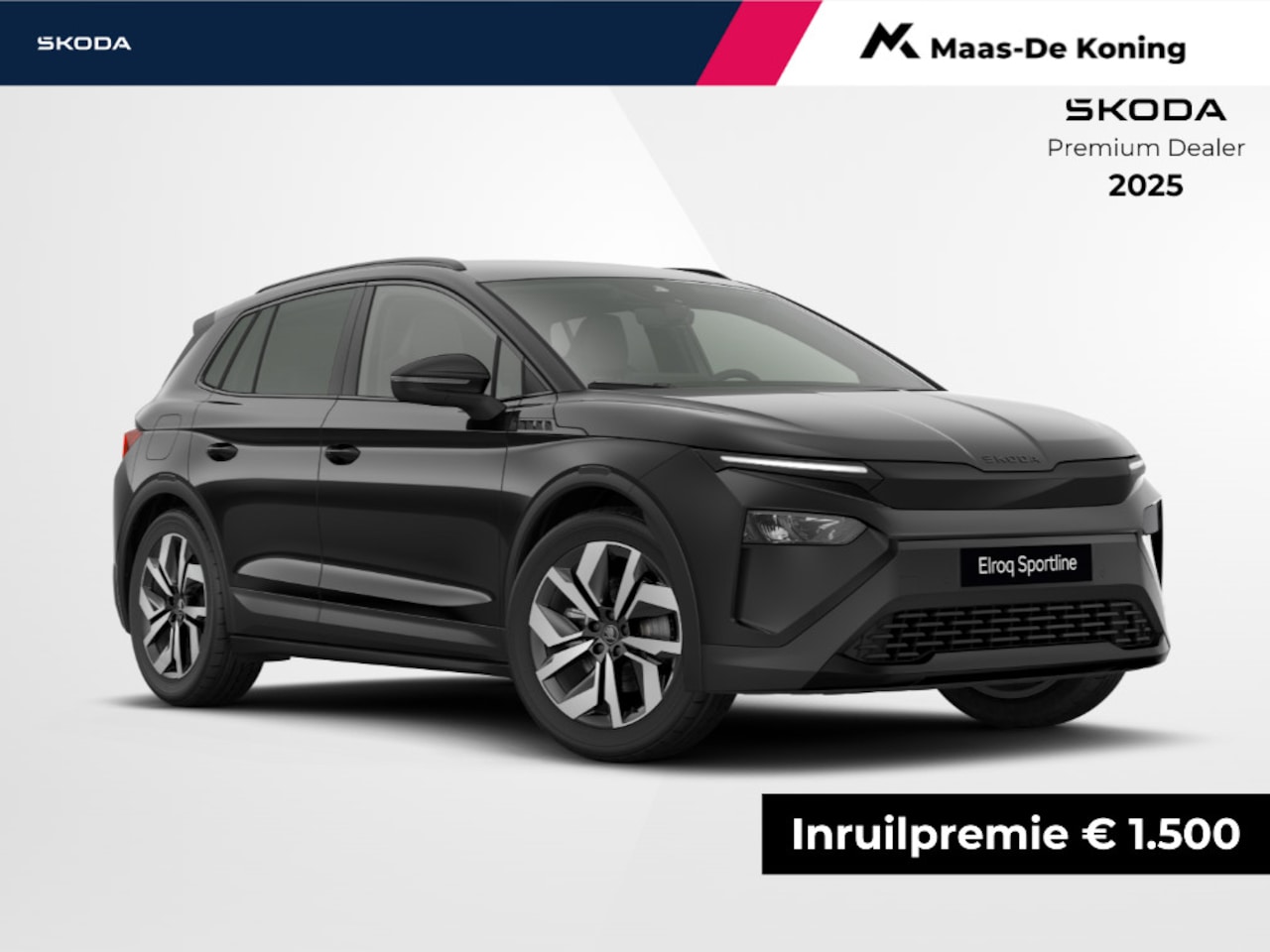 Skoda Elroq - Sportline Elektromotor 150 kW/204 PK SUV SUV | Black Magic | 20 inch Vega Velgen | Private - AutoWereld.nl