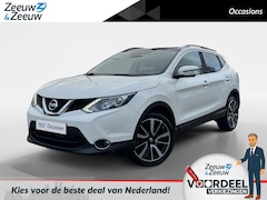 Nissan Qashqai - 1.2 Acenta |Automaat| Panoramadak| Lederen Bekleding| nieuwe apk| 12 maanden Bovag Garanti
