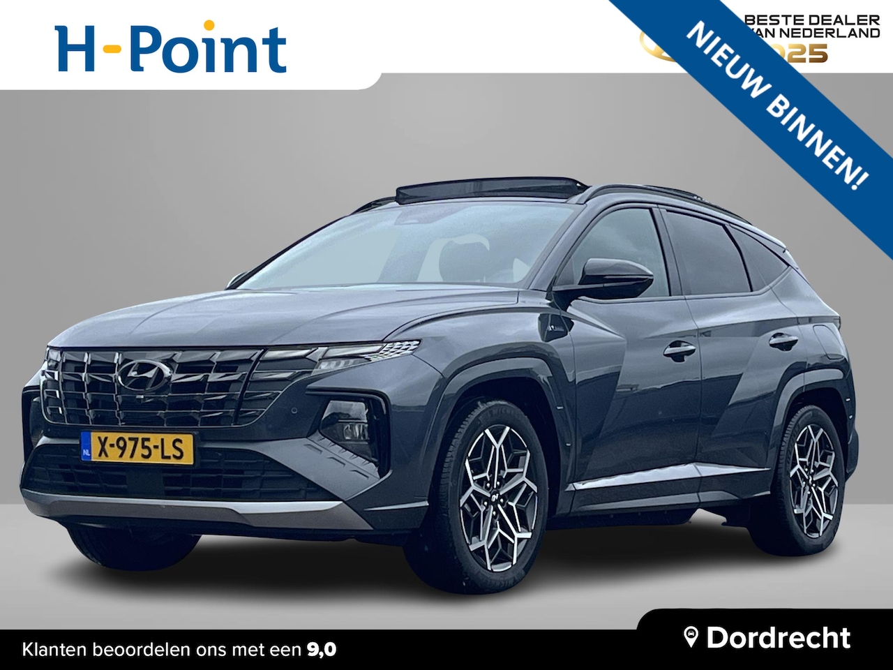 Hyundai Tucson - 1.6 T-GDI 265 PK PHEV N Line Sky 4WD | Panorama schuifkanteldak | Alcantara bekleding | Bl - AutoWereld.nl
