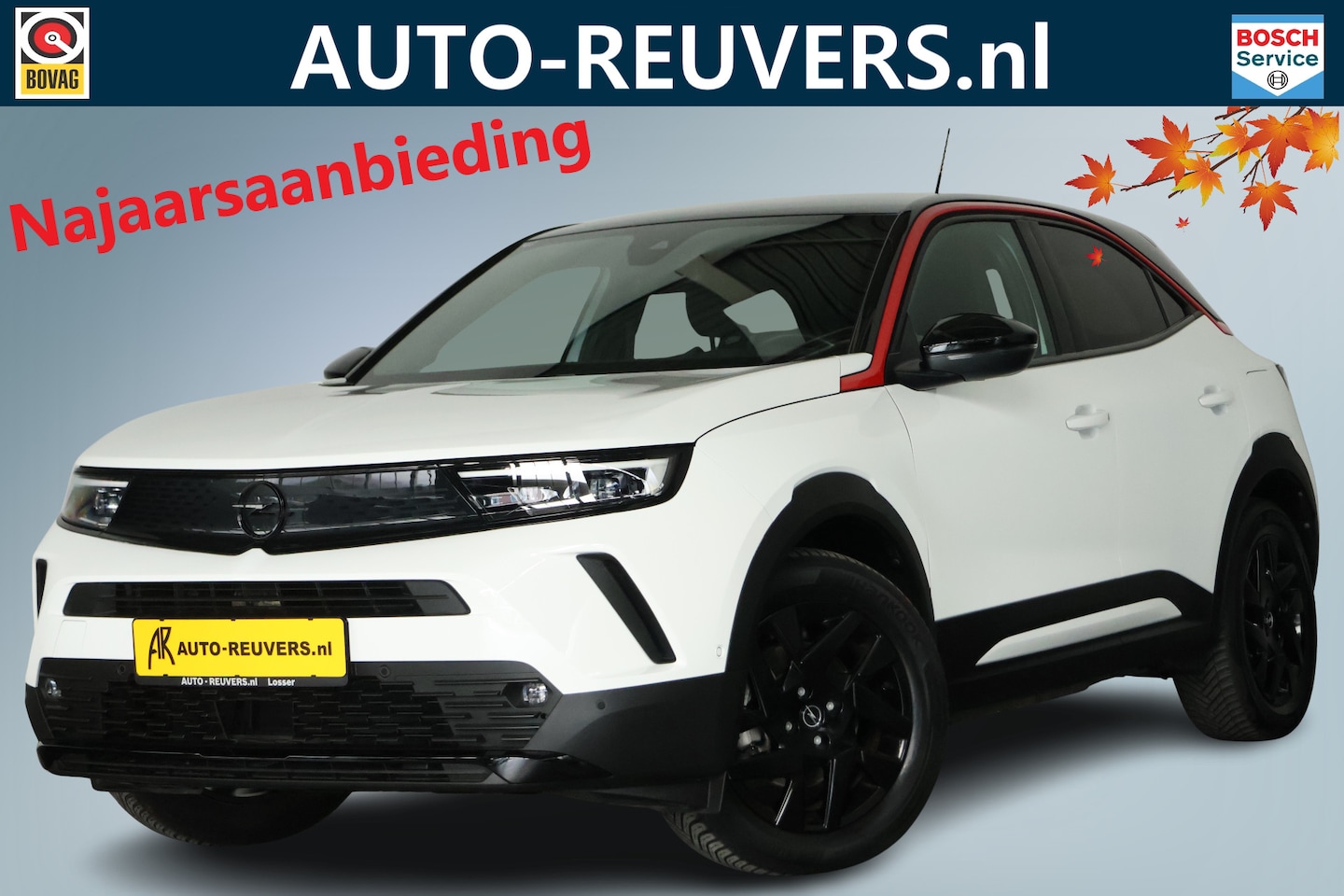 Opel Mokka-e - Elegance 50-kWh 11kw bl. / LED / Navi / CarPlay / Cam / Clima - AutoWereld.nl