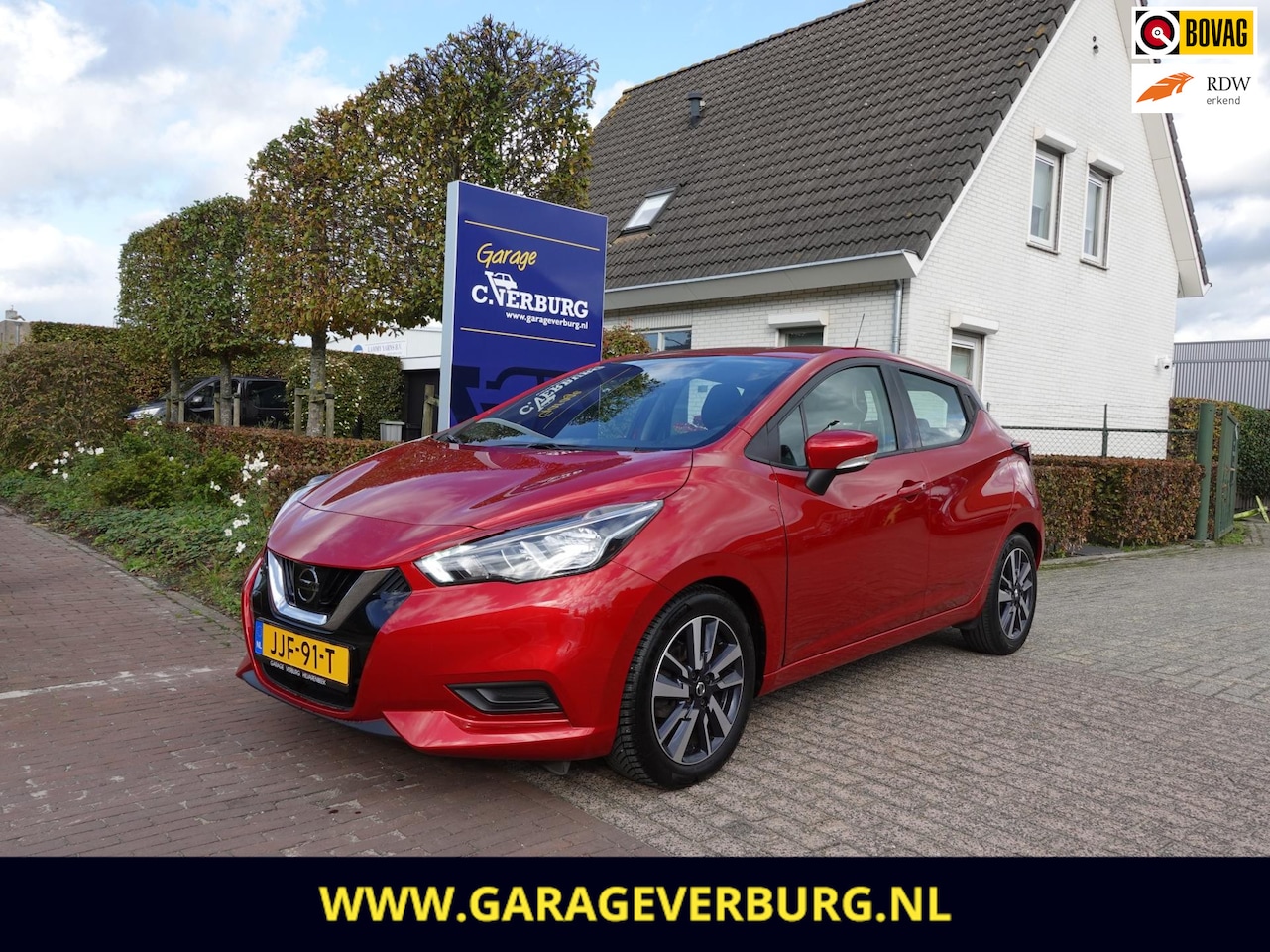 Nissan Micra - 0.9 IG-T N-Way BOSE (Navigatie,Camera,Cruise,PDC,Lm velgen) - AutoWereld.nl