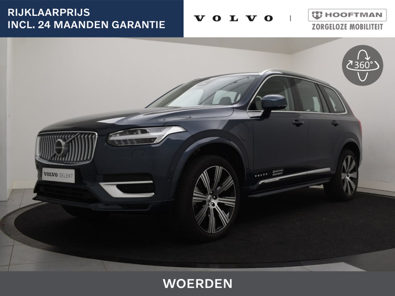Volvo XC90 - T8 PLUG-IN HYBRID ULTIMATE BRIGHT 21INCH LUCHTVERING FULL-LED H/ - AutoWereld.nl