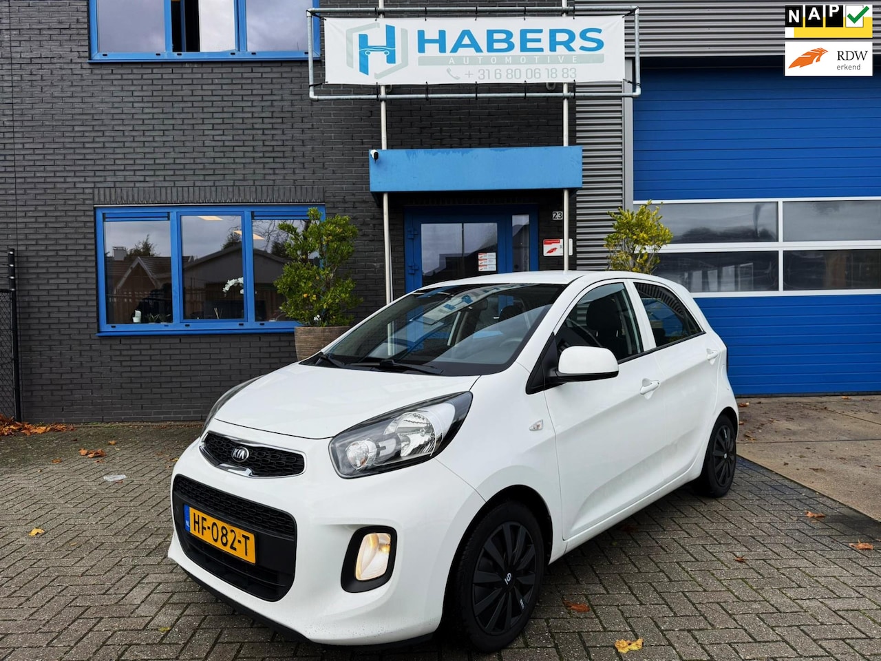 Kia Picanto - 1.0 CVVT ComfortLine 69PK|Origineel NL|Radio|Bluetooth|Isofix|5-Deurs|Airco|Electrische Ra - AutoWereld.nl