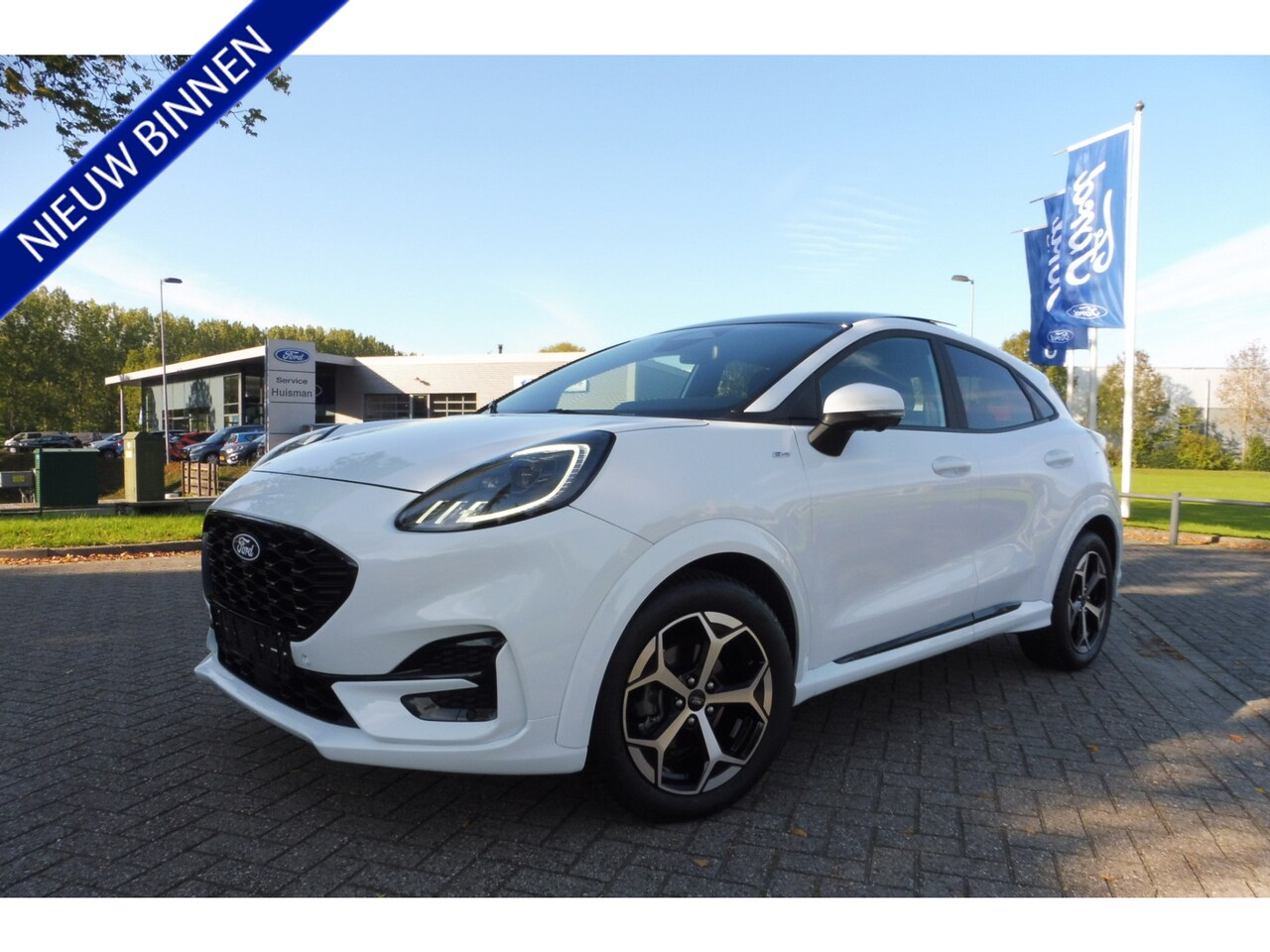 Ford Puma - 125pk EcoBoost Hybrid ST-Line X Panoramadak Trekhaak Navi Camera voor en achter enz. dikke - AutoWereld.nl