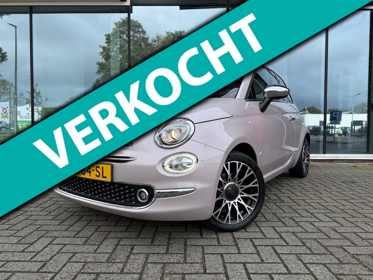 Fiat 500 - 1.0 Hybrid Star - Glasdak - Navi - Climate - Parkeerhulp - Org.NL - AutoWereld.nl