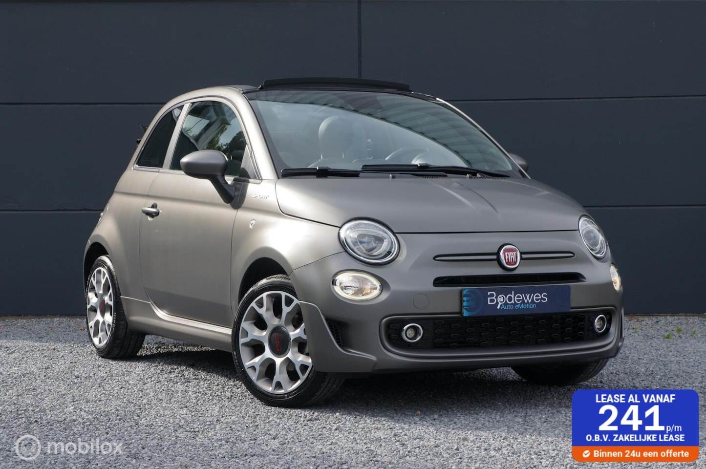 Fiat 500 C - 1.0 Hybrid Sport Cabrio Clima Carplay/Android Vol - AutoWereld.nl