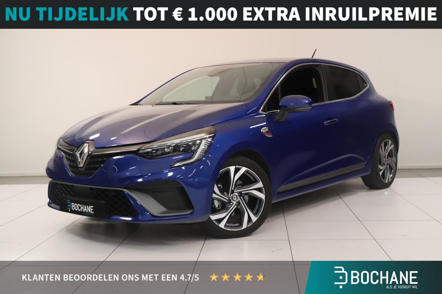 Renault Clio - 1.6 E-Tech Hybrid 140 R.S. Line | Camera | Sportstoelen | Trekhaak | Climatronic | Navigat - AutoWereld.nl