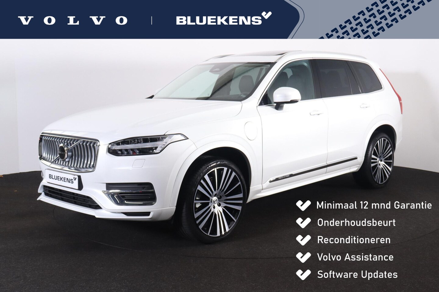 Volvo XC90 - T8 Recharge AWD Ultimate Bright - LONG RANGE - Panorama/schuifdak - IntelliSafe Assist & S - AutoWereld.nl