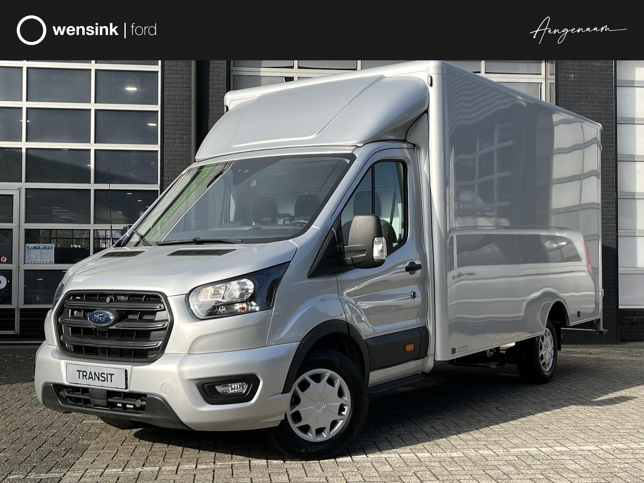 Ford Transit - 350 170pk L4H1 Skeletal Bakwagen! Airco / Cruise control / Karhof Gesloten Bak + Deuren / - AutoWereld.nl