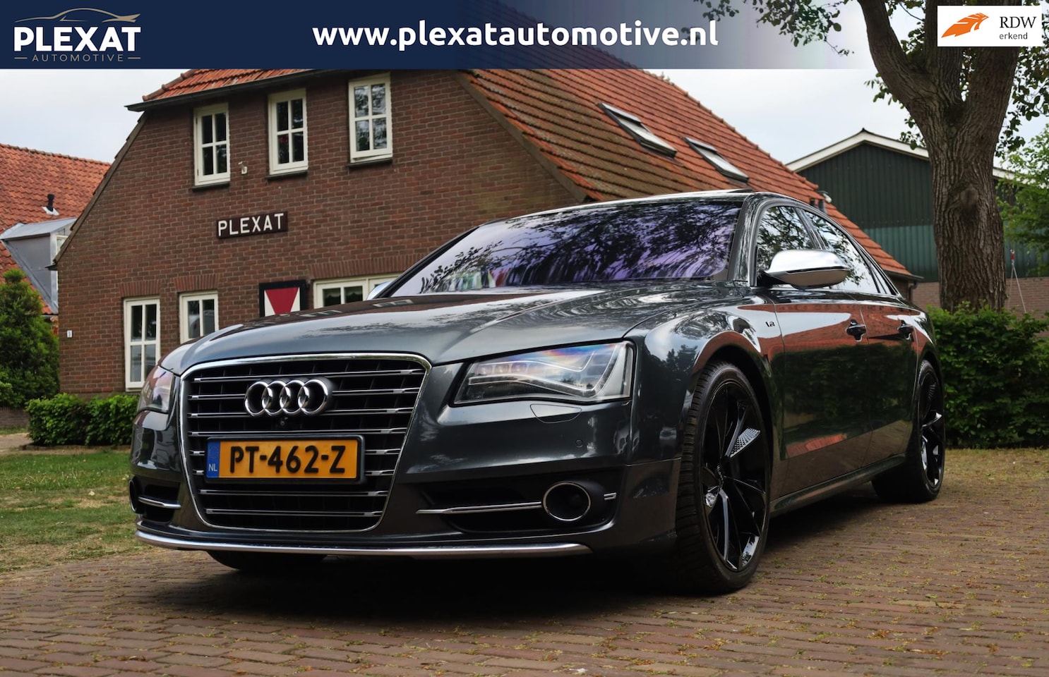 Audi S8 - 4.0 TFSI V8T quattro Pro Line+ Aut. | Schuifdak | Bose | Solar Schuifdak | Luchtvering | M - AutoWereld.nl