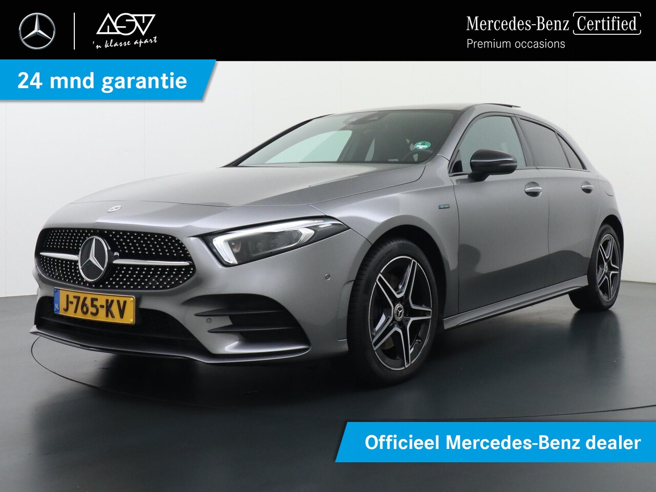 Mercedes-Benz A-klasse - 250 e AMG Business Solution Limited | Panorama - Schuifdak | Sfeerverlichting | Memory Sea - AutoWereld.nl
