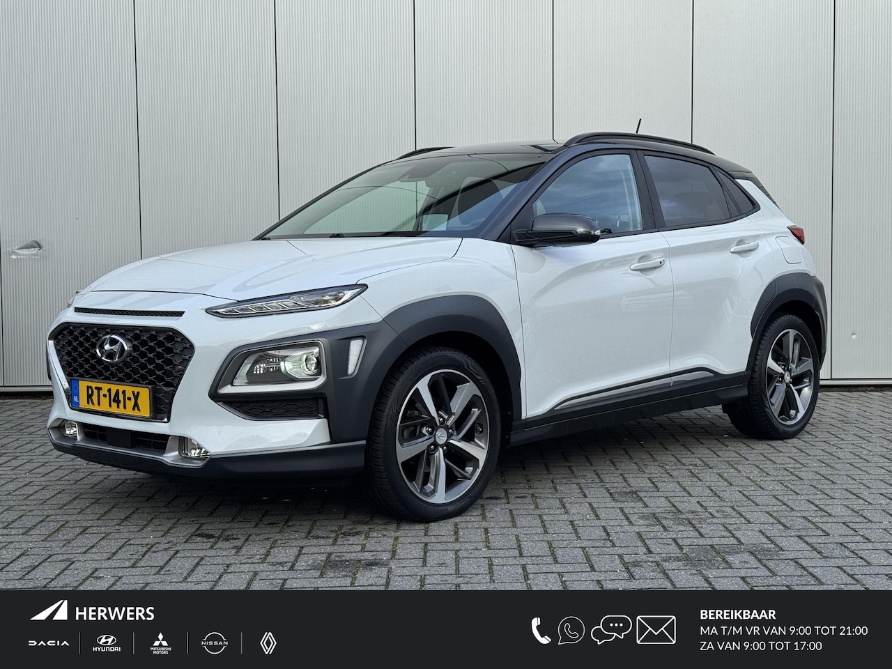 Hyundai Kona - 1.0T Premium / NL auto / Dealeronderhouden / 18" LM met All Season / Lederen Bekleding / S - AutoWereld.nl