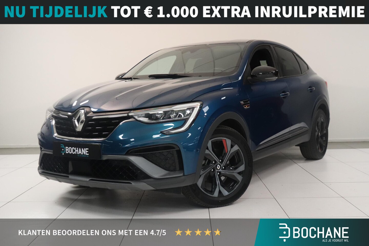 Renault Arkana - 1.6 E-Tech Hybrid 145 R.S. Line | Sportstoelen | Camera | Adaptieve cruisecontrol | Stuur - AutoWereld.nl