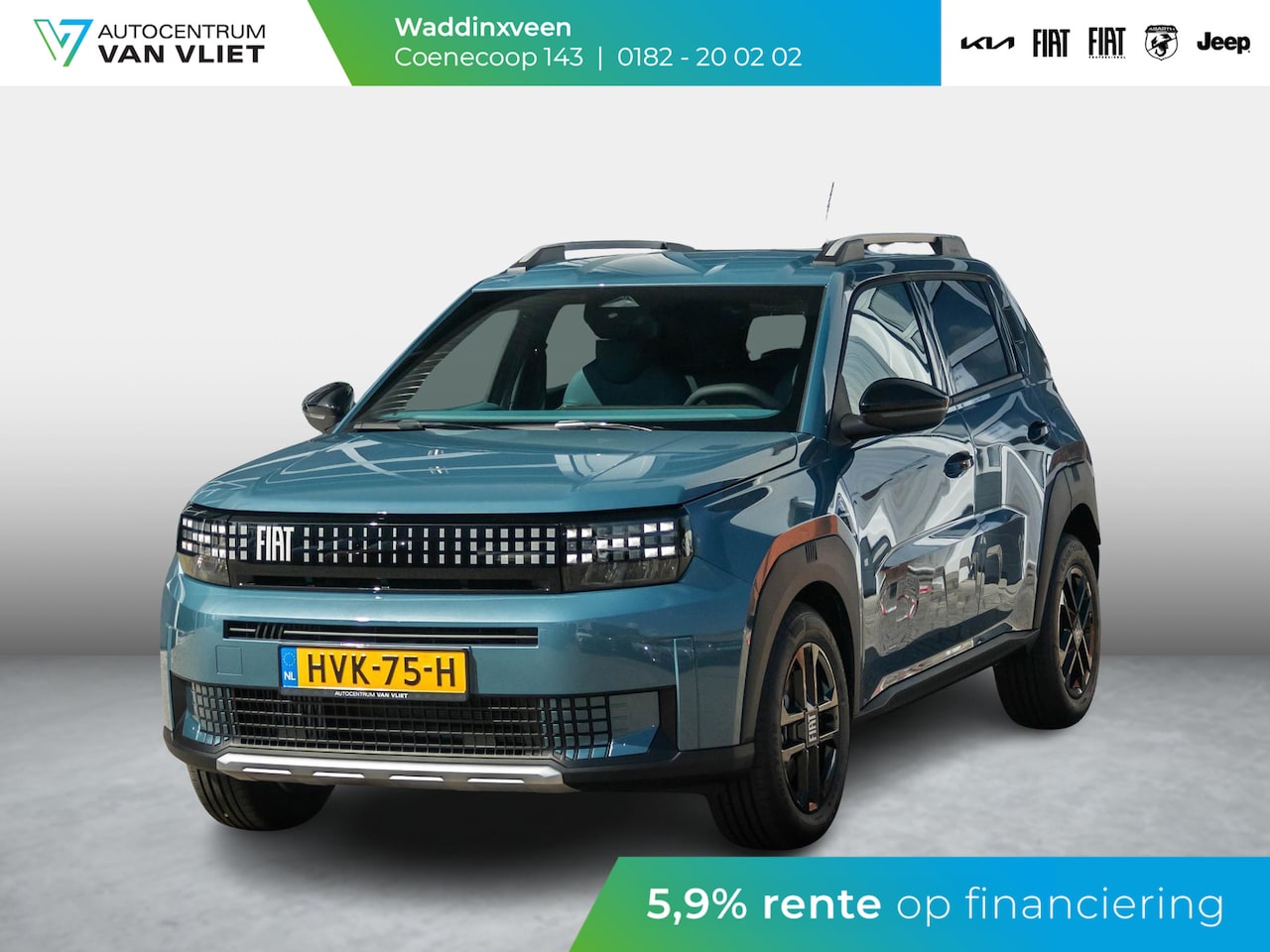 Fiat Grande Panda - 1.2 Hybrid Icon | Automaat | PDC | Airco | Apple Carplay | Cruise | Pack Style - AutoWereld.nl