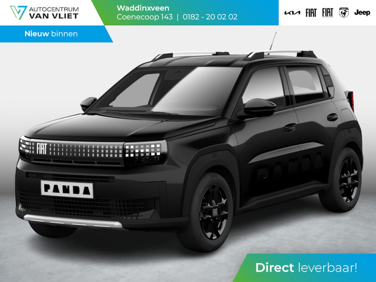 Fiat Grande Panda - 1.2 Hybrid Edizione Nero | Automaat | PDC | Airco | Apple Carplay | Cruise | Pack Style |1 - AutoWereld.nl