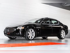 Maserati Quattroporte - 4.2 ZF AUT. OPENDAK ELEK STOELEN PDC CRUISE LED BLACK& BLACK & BLACK COMPLETE HISTORIE