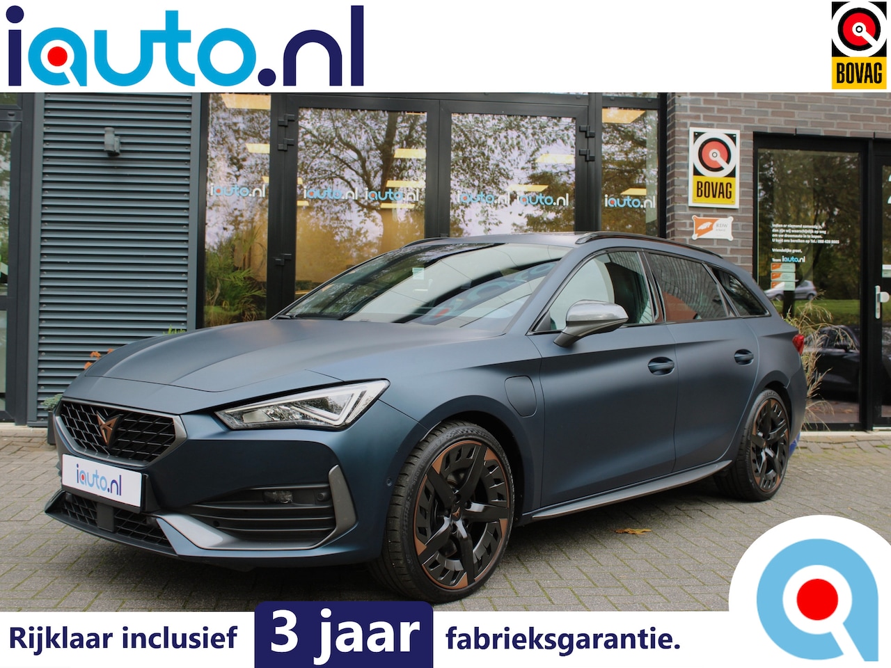 CUPRA Leon Sportstourer - 1.4 e-Hybrid 180kW VZ Copper Edition Pano/LED/Leder/Kuipstoelen/Camera/Keyless/DCC/ACC/Vir - AutoWereld.nl