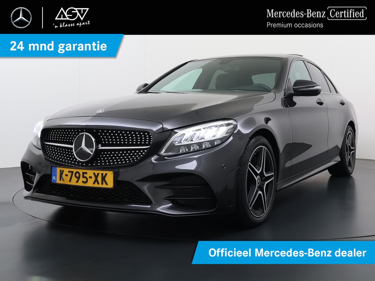 Mercedes-Benz C-klasse - 180 Business Solution AMG | Panorama - Schuifdak | Nightpakket, Volledig Dealeronderhouden - AutoWereld.nl