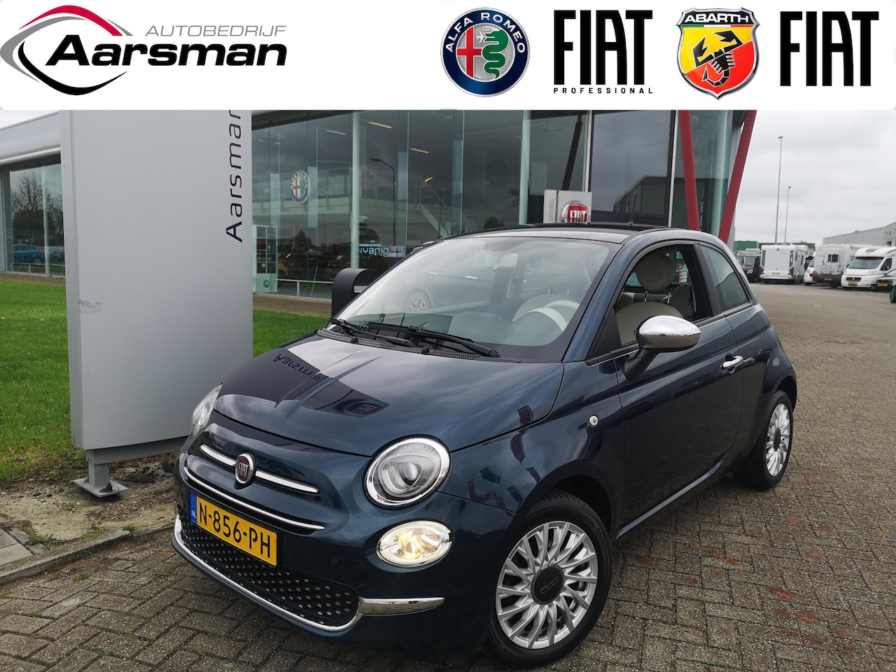 Fiat 500 - 1.0 Hybrid Lounge | Carplay & Android Auto | Airco | Cruise control | - AutoWereld.nl