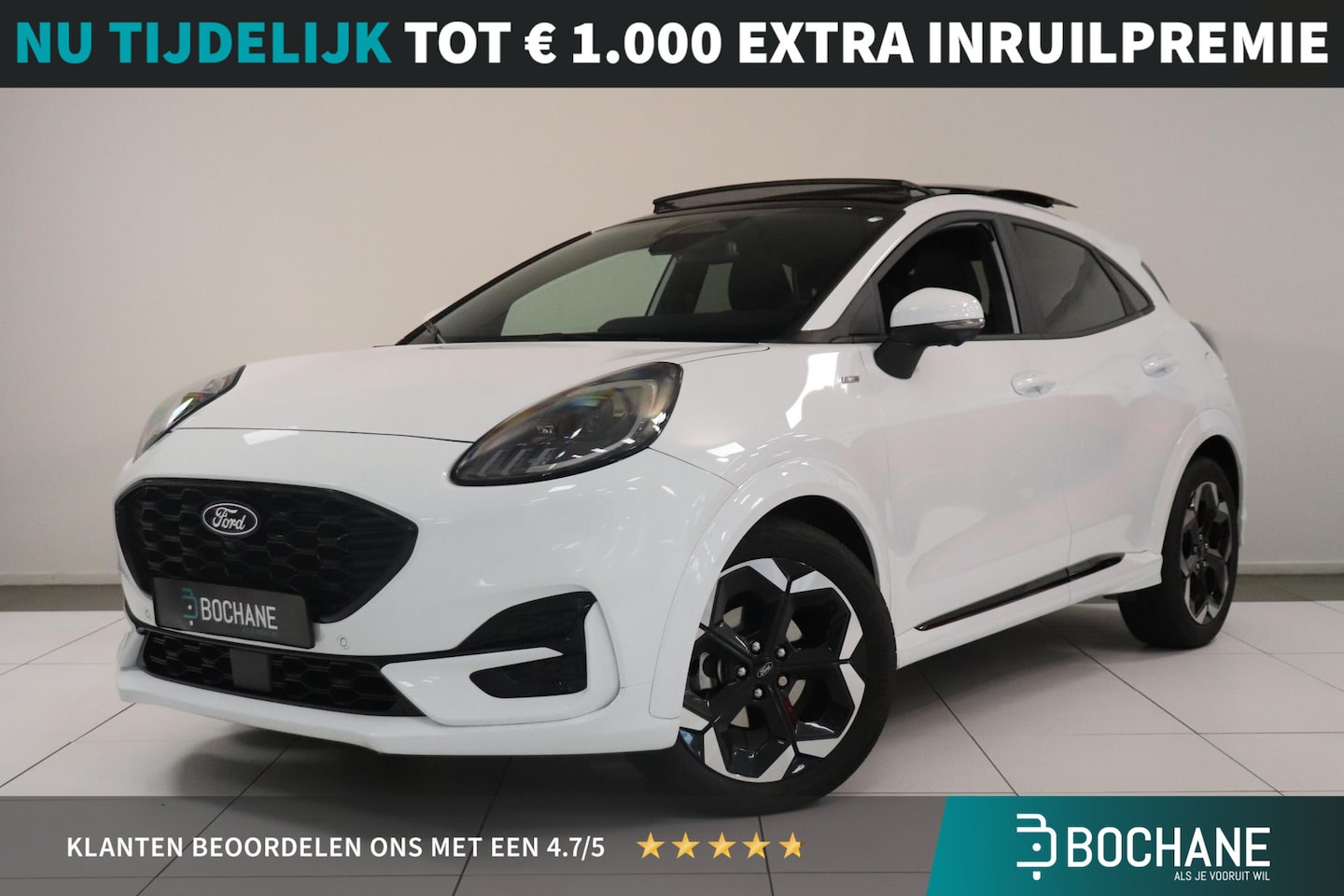 Ford Puma - 1.0 EcoBoost Hybrid ST-Line | Camera | Adaptieve cruise control | Panoramadak | Elektr Ach - AutoWereld.nl