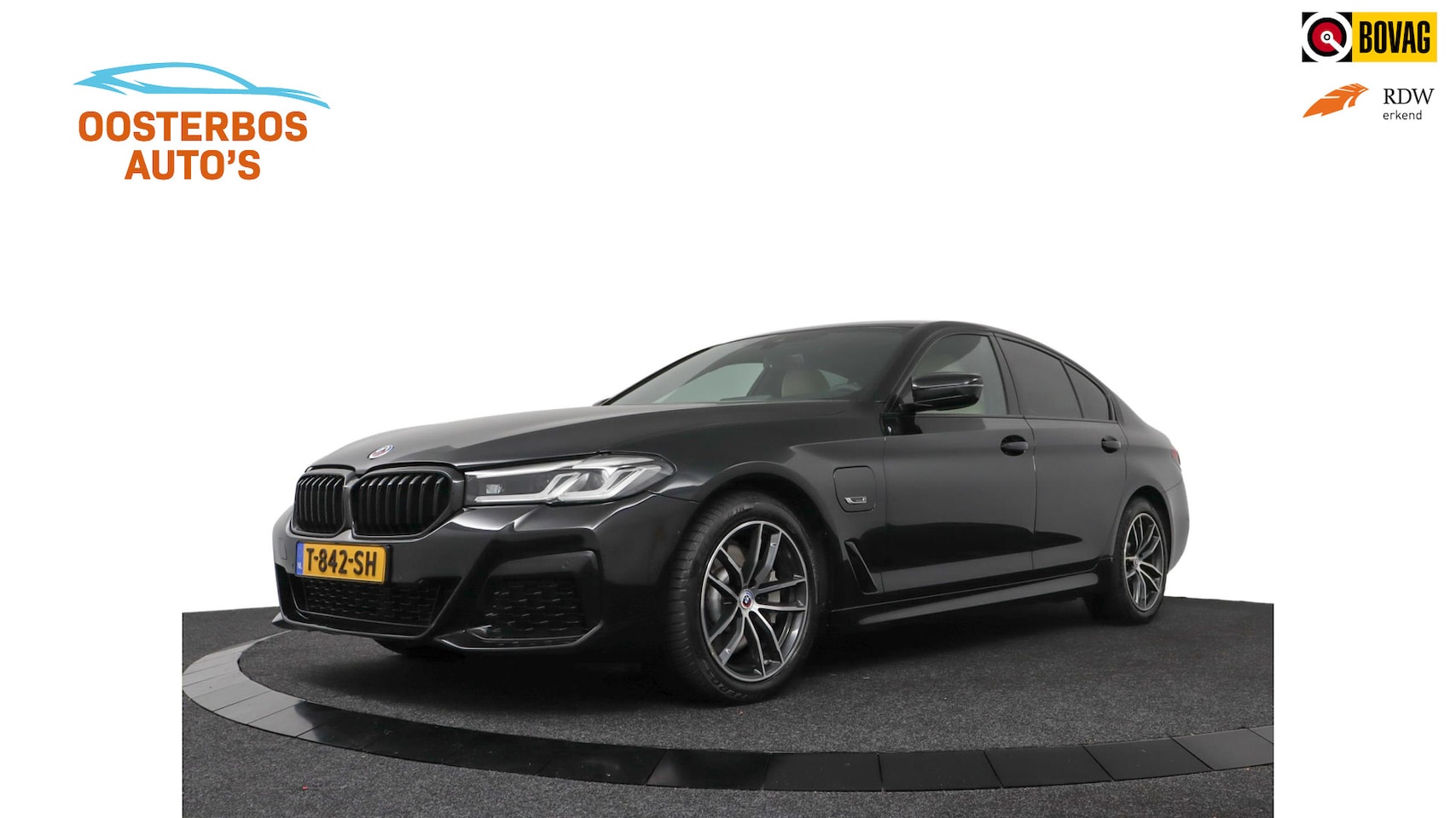 BMW 5-serie - 520e M-Sport - Navi/Leder/Memory/Shadowline - AutoWereld.nl