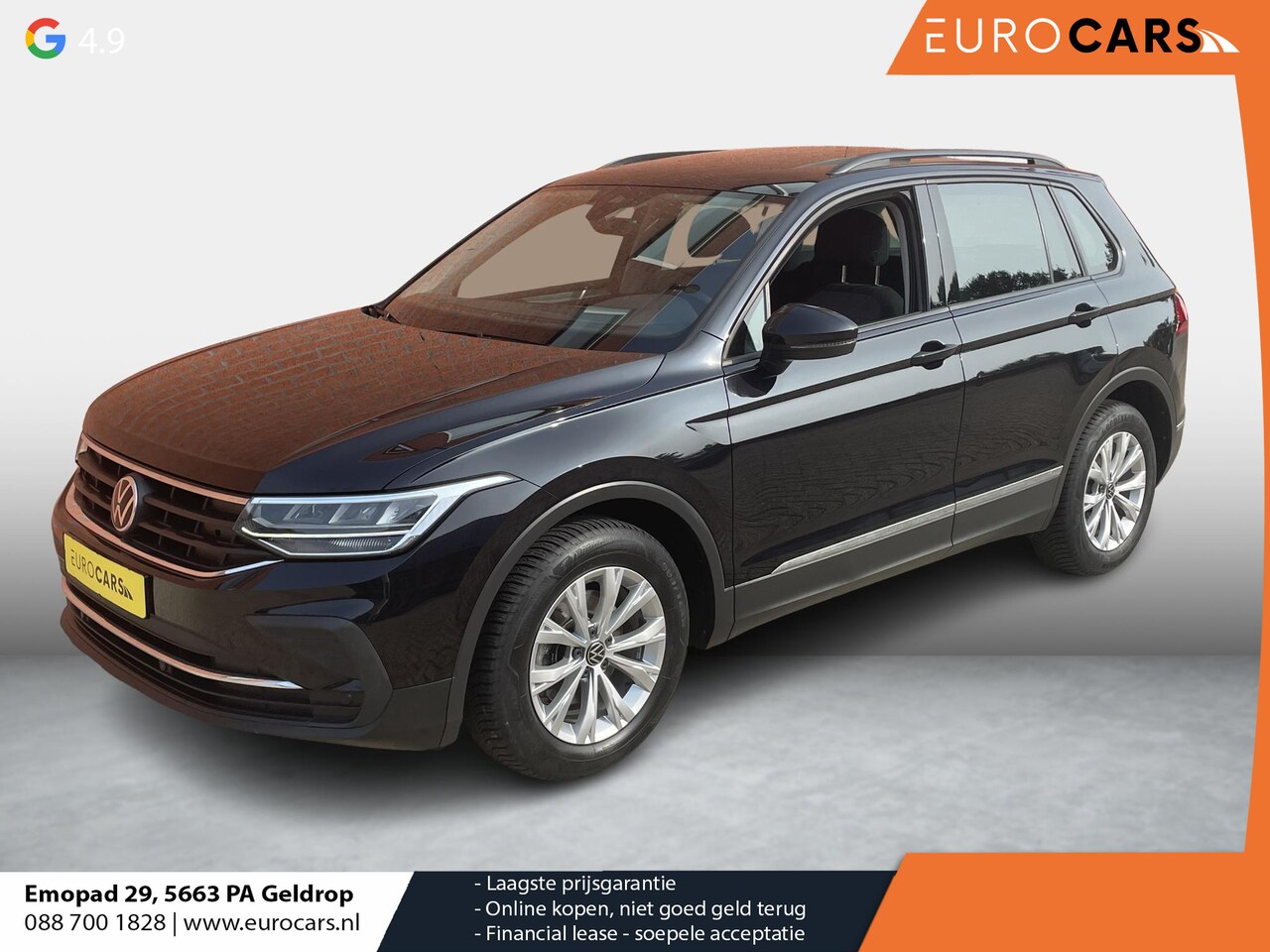 Volkswagen Tiguan - 1.5 TSI 150pk DSG Life COMPANY CAR Panoramadak Navigatie d.m.v. Apple Carplay Android Auto - AutoWereld.nl
