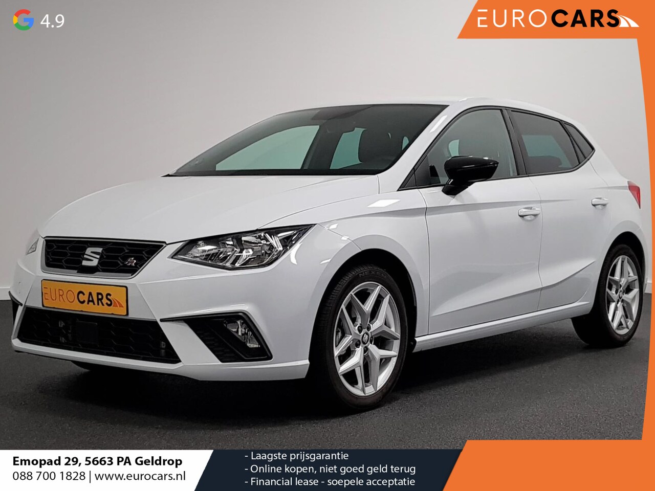 SEAT Ibiza - 1.0 TSI 110pk DSG FR | DEMO ! | Climate Control | Parkeer sensoren | Verwarmde voorstoelen - AutoWereld.nl