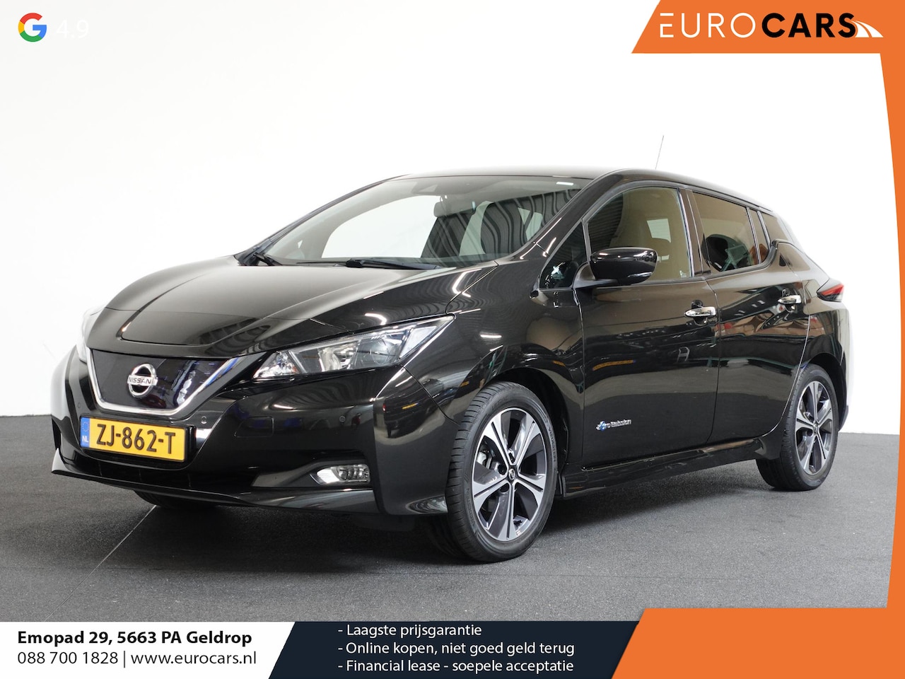 Nissan LEAF - N-Connecta 40 kWh Navigatie Bluetooth Cruise Control Lichtmetalen Velgen - AutoWereld.nl