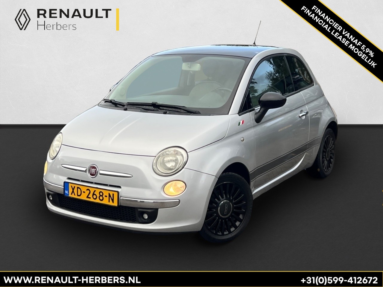 Fiat 500 - 1.4-16V Pop / PANORAMA / AIRCO - AutoWereld.nl