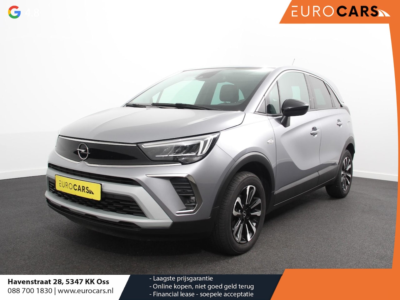 Opel Crossland - 1.2 Turbo 130pk Automaat Elegance | Navigatie | Camera | Climate Control | Dab | Lichtmeta - AutoWereld.nl