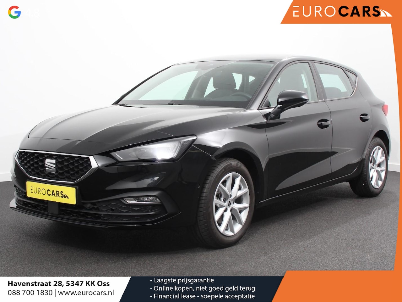 SEAT Leon - 1.0 eTSI 110pk DSG Style Navigatie Apple Carplay/ Android Auto Camera Parkeersensoren Stoe - AutoWereld.nl