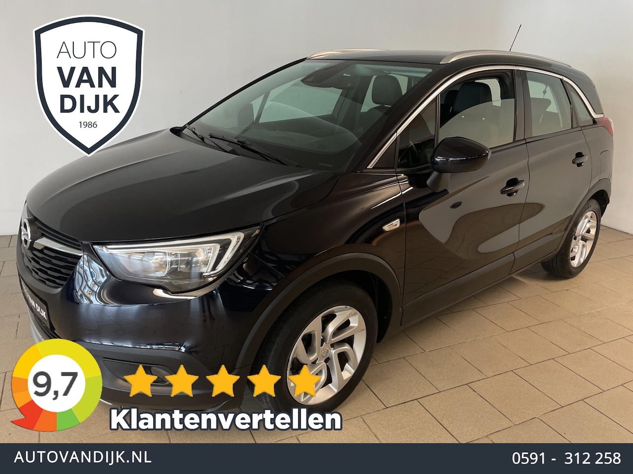 Opel Crossland X - 1.2 Innovation AIRCO CLIMA NAVI CRUISE BLUETOOTH APPLE CARPLAY PDC VELGEN NETTE AUTO - AutoWereld.nl